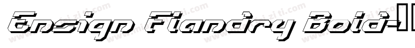 Ensign Flandry Bold字体转换